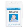 Advantus Proximity ID Badge Holder, Vertica, PK50 75451
